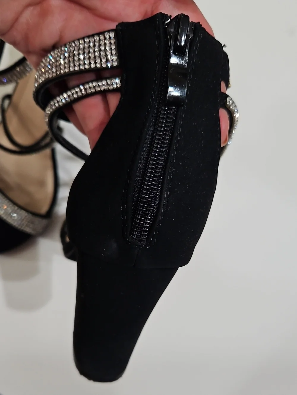 Black Chunky Heels